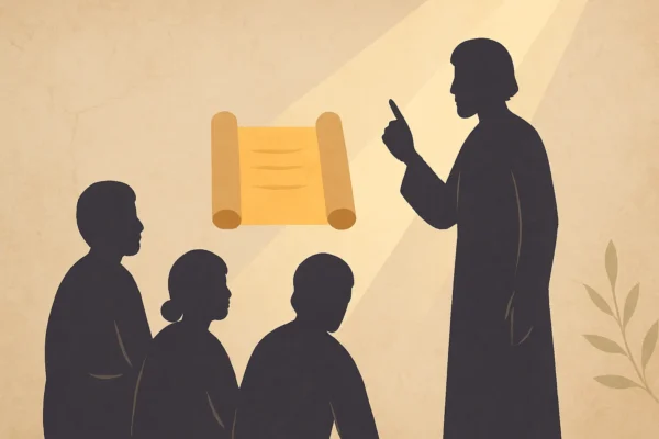 Didaquê: sabedoria cristã do século I Didaquê: representação de discípulos aprendendo