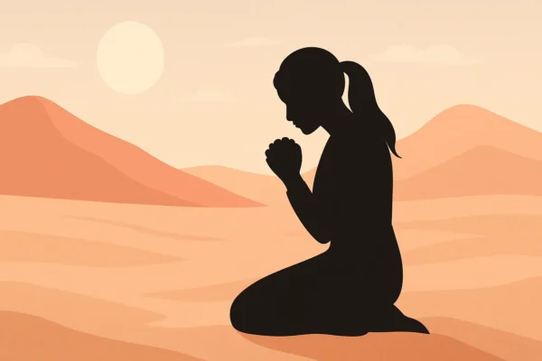 Entre Babel e o deserto: um chamado à Igreja Arrependimento: mulher intercedendo no deserto