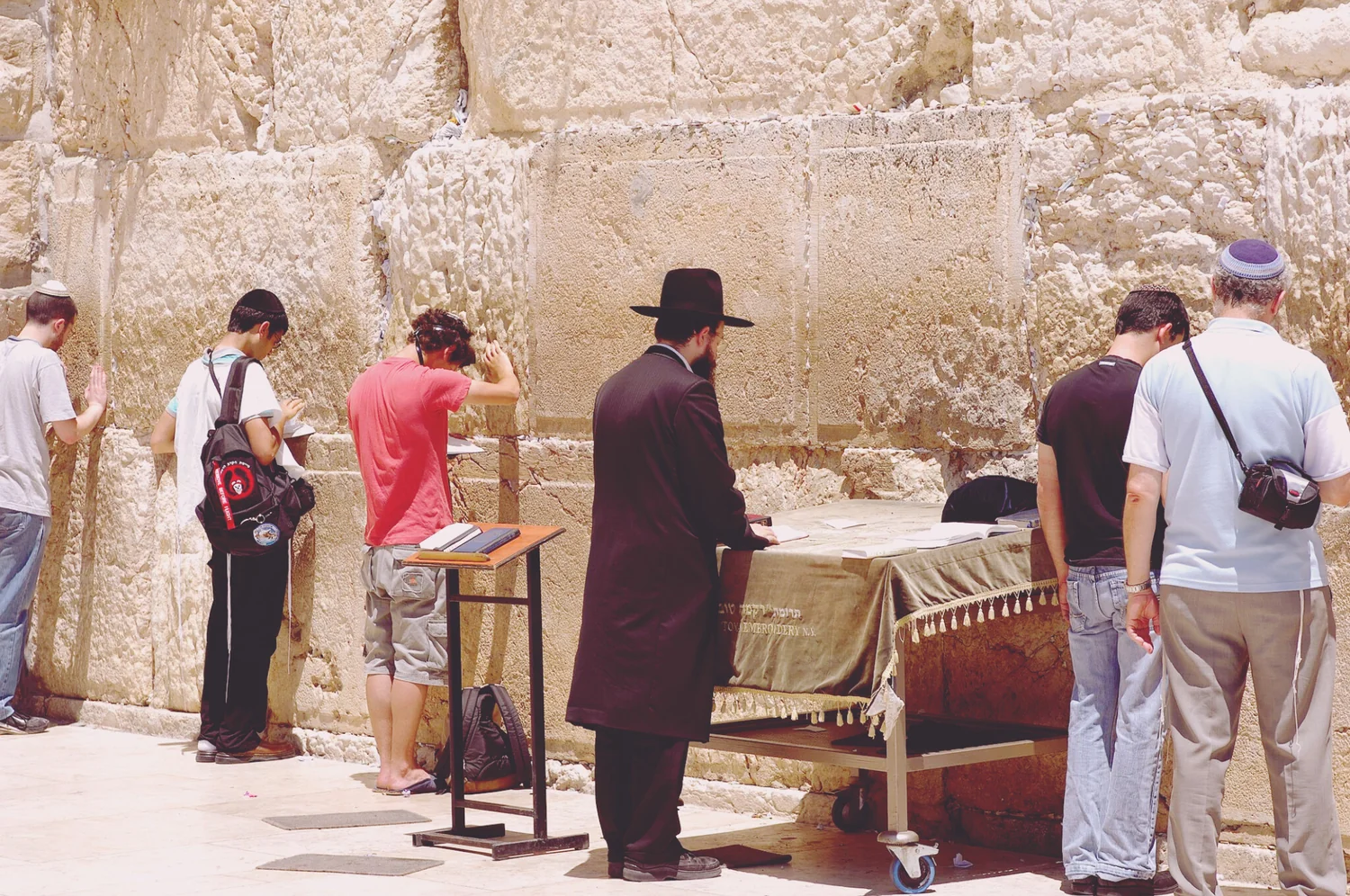 Muro das lamentações em Jerusalém