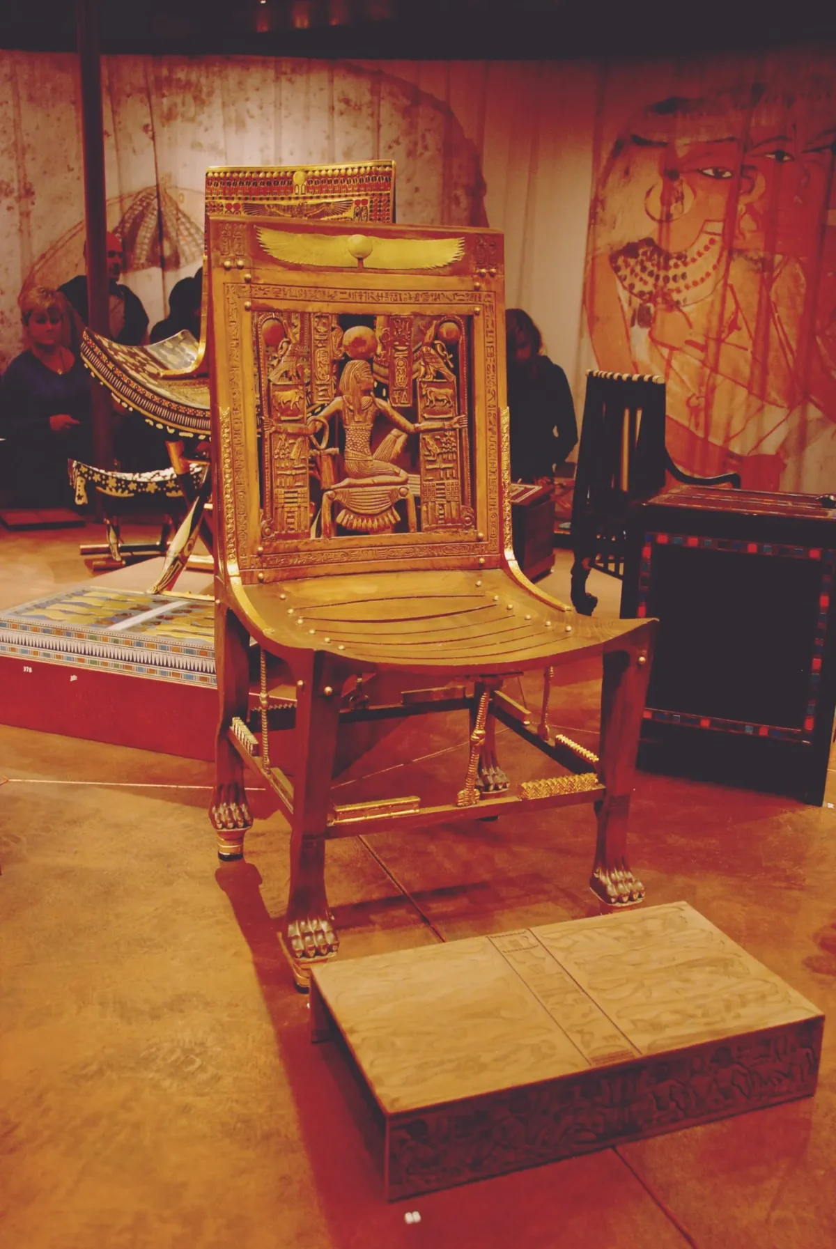 Trono do faraó Tutancâmon